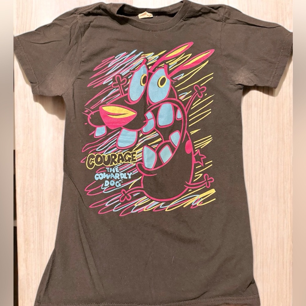 🌼 Courage The Cowardly Dog Tee